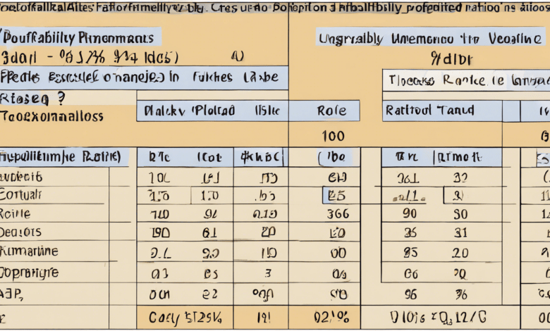 Profitability Ratios